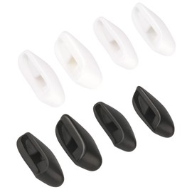 BLAZERBUCK Replacement Nose Pads Nose Piece for Oakley Flak 2.0/Flak 2.0 XL/Flak 2.0 Asian Fit/Flak XS/Flak XXS Sunglasses, Black + White, 0