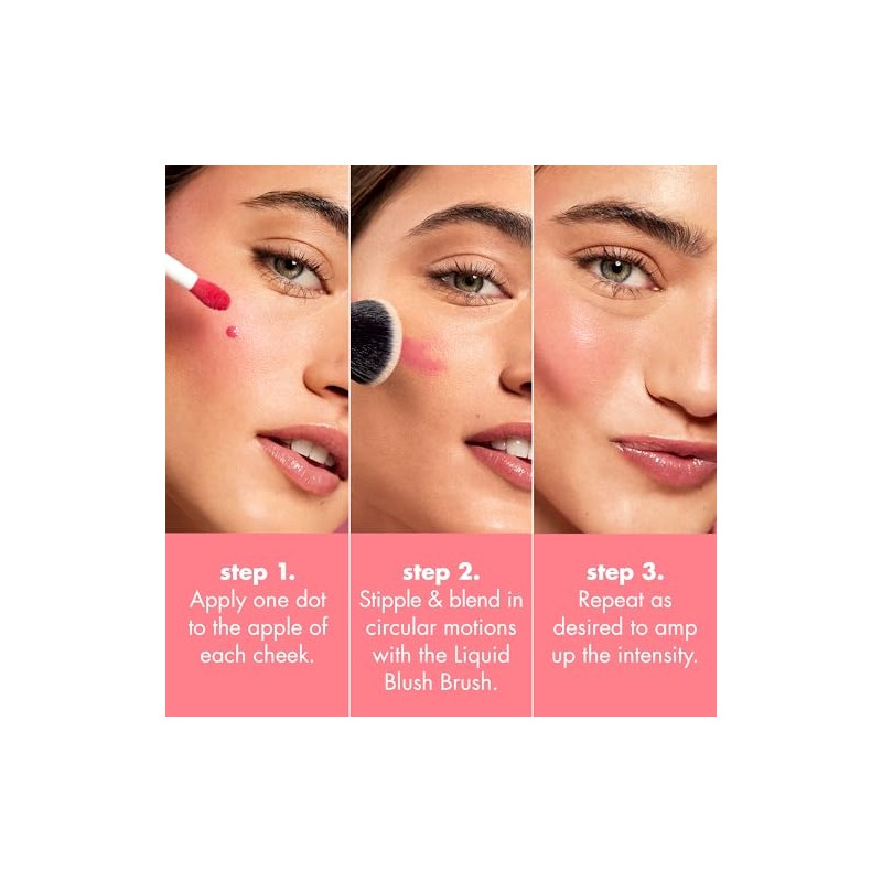 Rubor líquido e.l.f. Camo Liquid Blush Copper Etiquette - Rosy