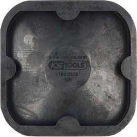 KS Tools 160.0529 Rubber Pad 01 Universal for Trolley Jacks 120 x 120 x 25 mm