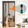 Magnetic Door Curtain Magnetic Flyscreen Door Cover Bug Mesh Curtain