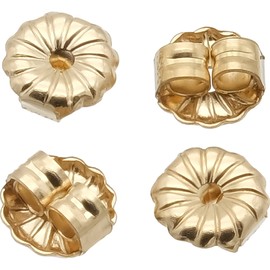 4 14K Gold Friction Earring Backs