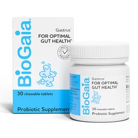 BioGaia Gastrus Gut Health Probiotic | Eases Abdominal Discomfort, Gas & Bloating | Promotes Regularity & a Healthy Gut | Contributes to a Balanced Microbiome | Backed by 30 Years of Research