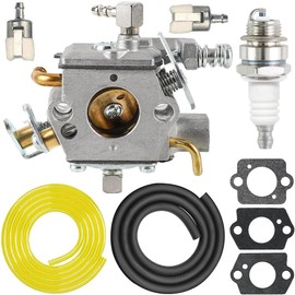 ZAMDOE 261957 Carburetor for Hilti DSH 700 DSH 900 Cut-Off Saws for Walbro WT-895 WT-895-1 Replace for Stens 615-012 with Spark Plug Gaskets Fuel Lines