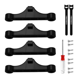 YIMATEECO CPU Fan Bracket AM5 CPU Cooler Fan Brackets Heatsink Retainer Motherboard Mounting Support Bracket Buckle for AMD AM5 AM4 Backplate Motherboard (4 Pack, Black)