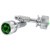 GG Grand General 67093 Chrome Dash Screw with Green Crystal