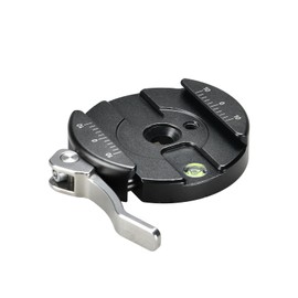 SWFOTO DLC-58+DP-58 58mm Lever Arca-Swiss Clamp Round Quick Release Camera Plate Set (DLC-58)