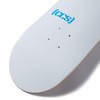 CCS Logo Blank Skateboard Deck White 7.75"