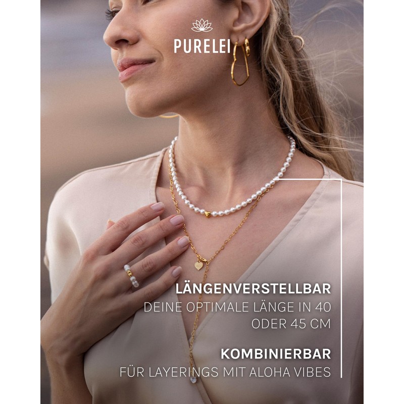 Purelei® Lovely Necklace, Women's Necklace Made of Stainless Steel with