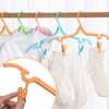 Daily Treasures 12 Pack Foldable Travel Hangers,Portable Folding Plastic Clothes