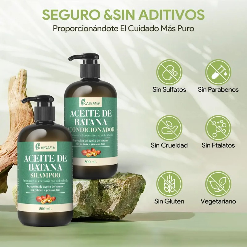 Kaisasa Aceite De Batana Shampoos Y Acondicionadores Kit
