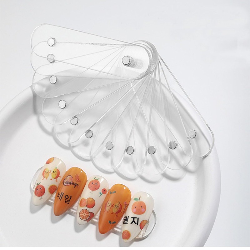 Aisetmoon Nail Art Strips(40 Pieces) Art Tips Nail Tips Rack