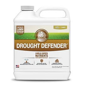 Turf Titan Lawn Drought Defender - Made in The USA, Lawn Fertilizer for Green Grass, Grass Fertilizer in Liquid Concentrate, Plant Fertilizer and Vegetable Fertilizer for Summer (32oz)