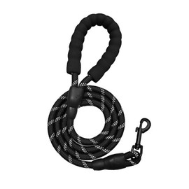 Dog Leash, 1/2 inch x 6.56 Foot Strong Dog Leash with Comfortable Padded Handle and Highly Reflective Threads Large and Medium Breeds