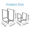 CEYAZYE 4 Pack Plate Holder Organizer for Cabinet Space Saver,