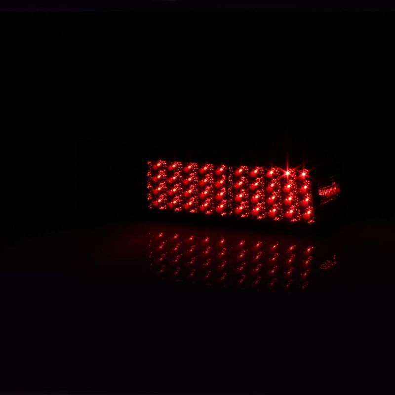 For 1987-1993 Mustang GT LX SVT Cobra Red Smoked Full