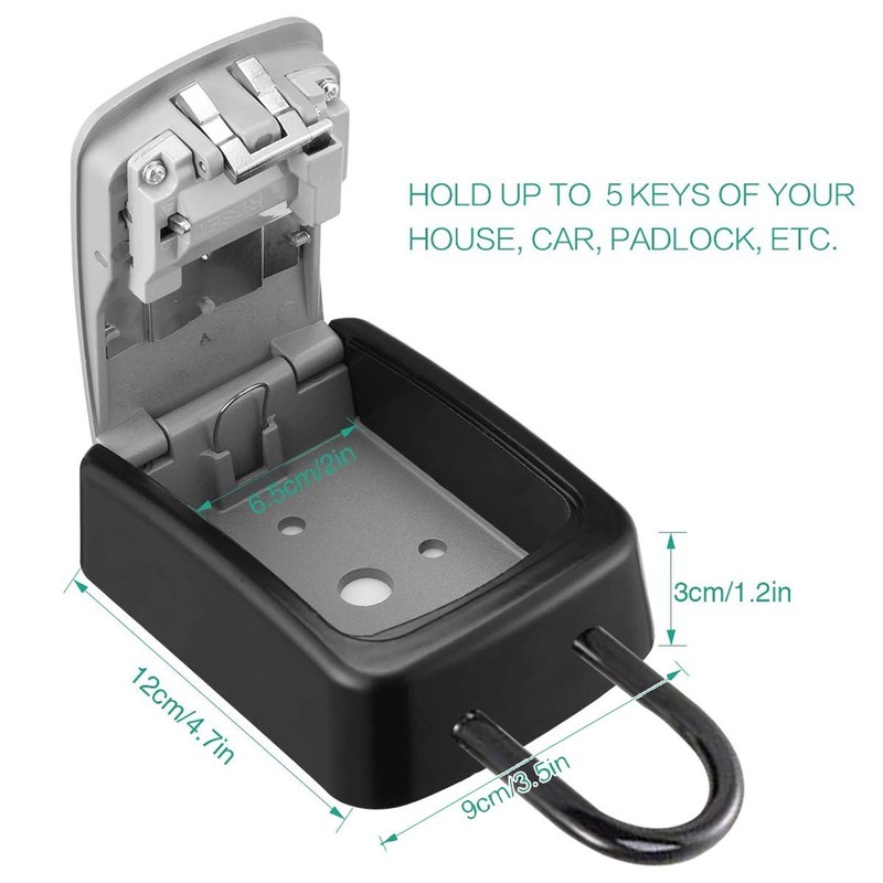 Set Your Own Combination Portable Lock Box | Holds up