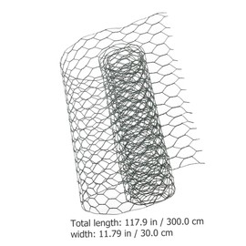 Outanaya 1 Roll Floral Chicken Wire Mesh Iron Wire Netting Chicken for Garden Decor DIY Craft