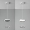 zhllmq Modern Pendant Lights Kitchen Island LED 6000K Dimmable Hanging