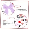 BIUDECO 60pcs Nail Charms Bulk Bow Nail Charms Jewels for