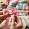 50 Pcs Silver Brooch Pins,32mm Safety Bar Pins with Locking