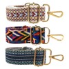 Namvo Pack of 3 Boho Adjustable Shoulder Straps Width 3.8