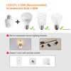 Suraielec Remote Control Light Bulb Socket, Wall Mount Switch, E26