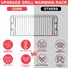 DcYourHome Griddle Warming Rack Compatible with 17" Blackstone Griddles, Portable