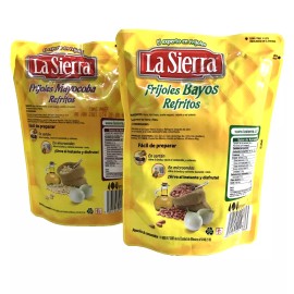 La Sierra 4-Pk Frijoles Mayo&Bayos Ref.  Refried Beans Mayo & Bayos Style 430gr/15oz