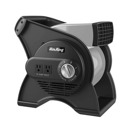 Air King 3-Speed Commercial Grade Pivoting Utility Blower, Black/Gray