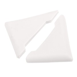 A ABSOPRO Car Door Corner Edge Guard Bumper Protector White (Set of 2)