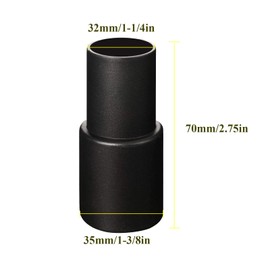 DB11 2 Pieces Vacuum Hose Adapter Cleaner Hose Universal Adapter Converter, 35 (1 3/8 inch) mm to 32 mm (1 1/4 inch) Hose Reducer for Most Vacuum