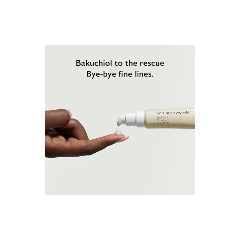 Black Rice Bakuchiol Eye Cream by Haruharu Wonder for Unisex