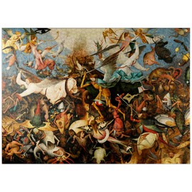 MyPuzzle The Fall of The Rebel Angels 1562 by Pieter Bruegel The Elder - Premium 1000 Piece Jigsaw Puzzle for Adults