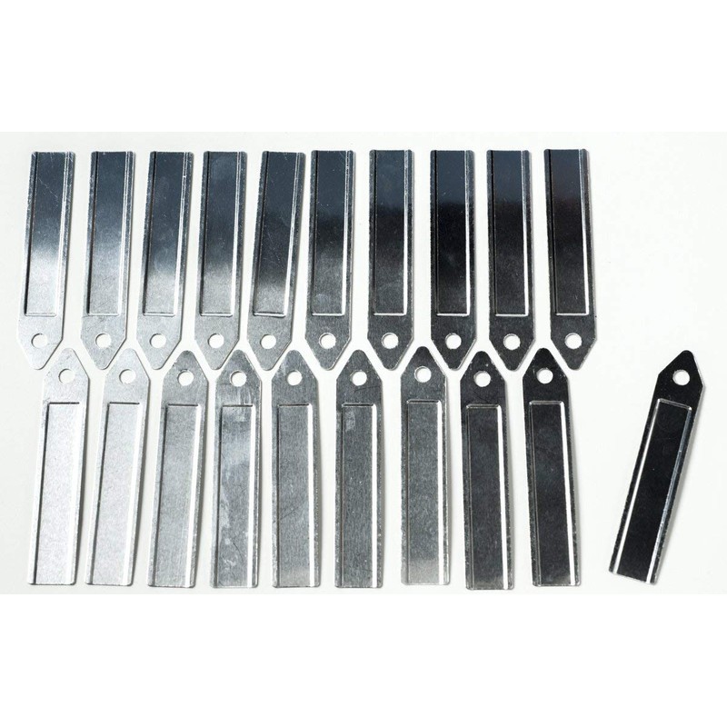 Nutley's 10cm Aluminium Labels Plant Seedling Markers (Pack of 100)