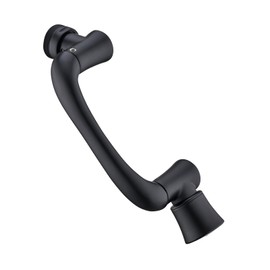 BAGNOLUX 1080° Swivel Faucet Extender for Bathroom Sink, 2 Modes Rotating Faucet Extension Spout, Universal Splash Tap Faucet Aerator Attachment Adapter for kitchen Sink, Matte Black
