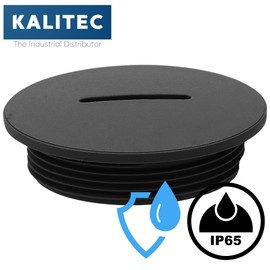 Pack of 5 Kalitec G4520220 M20 Blanking Plugs Plastic Round Black I 26 mm Diameter I M20 Blanking Plug Set I Dust and Waterproof I IP65