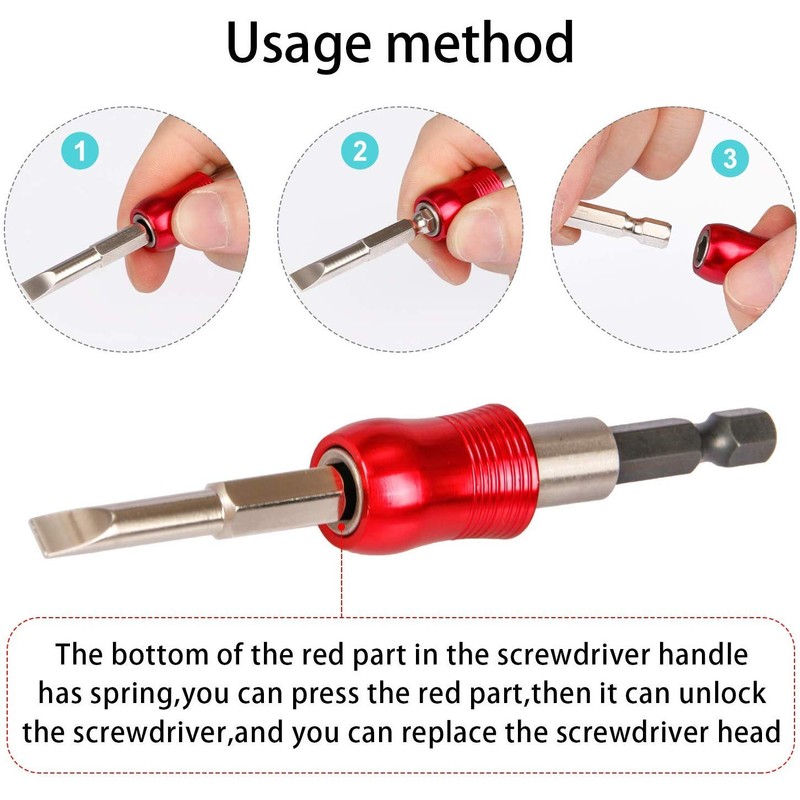 Hakkin 53PCS Mini Ratchet Screwdriver Set 1/4" Inch Drive Mini