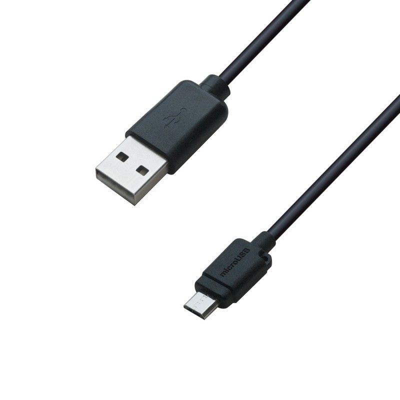 KASHIMURA [Quick Charge2.0 corresponding] microUSB cable (1.8A) 2m black AJ-465