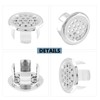 Qjaiune 3 Pack Bathroom Sink Overflow Trim Ring, Electroplating Chrome