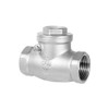 GUXGUY 1-1/2" Stainless Steel Check Valve, NPT Threaded Horizontal Check