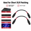KOOKFJLLZ XLR Female to Female Cable 1ft 2 Pack -