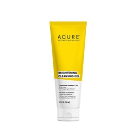 Acure | Limpiador facial iluminador con nutrientes y antioxidantes | Elimina suciedad, grasa y maquillaje, 118 ml