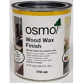 Osmo Wood Wax Finish Transparent, 3164 Oak - .750 Liter