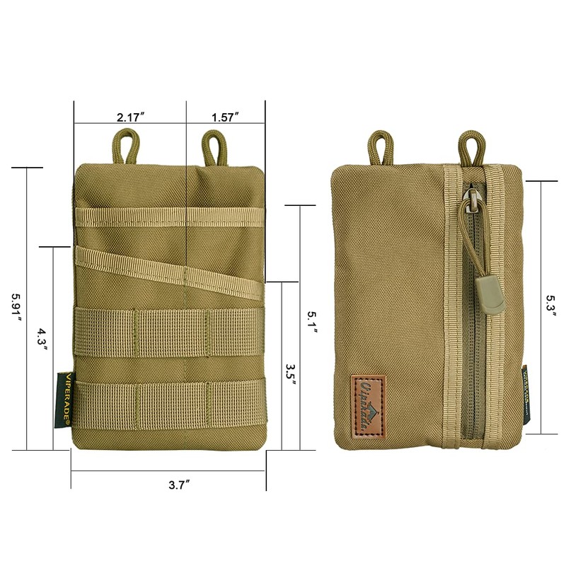 VIPERADE VE3 EDC Tool Pocket Organizer,Small EDC Pocket Organizer Pouch