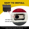 Goholy Car Rear Bumper Tow Hook Cover Compatible with Mazda