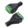 KAUMO 2.5mm 3 Pole Mini Jack Screw Down DIY Terminals