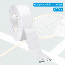 PATIKIL Pickleball Court Tape 2 in x 236ft, 2 Pcs Pickleball Court Marking Kit for Indoor/Outdoor Tennis Volleyball Badminton Court, White