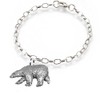 pp-a08 Polar Bear fine lead free English Pewter on a