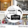 9"x5.35" Welcome Knock Hanging Sign or In Session Do Not