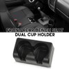 G-PLUS Front Rear Bench Seat Dual Cup Holder Center Console